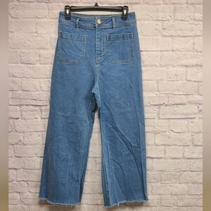 Every Classic Denim Wide Leg Jeans Size 8